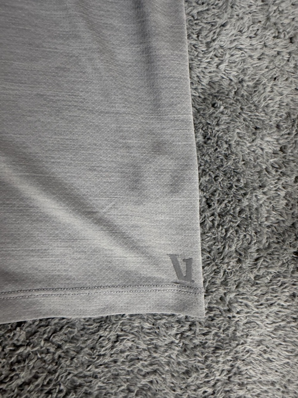 Vuori Performance Polo in Grey Heather Size XXL - Picture 4 of 6